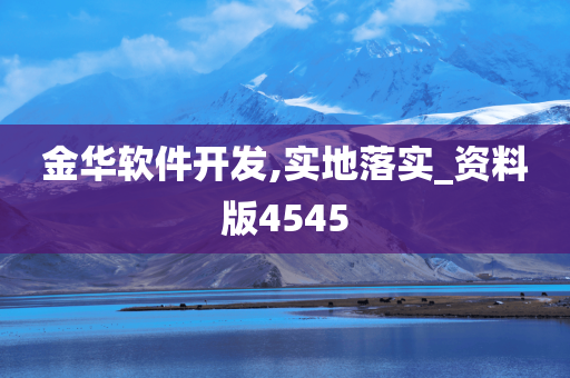 金华软件开发,实地落实_资料版4545