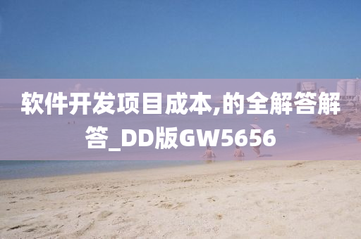 软件开发项目成本,的全解答解答_DD版GW5656