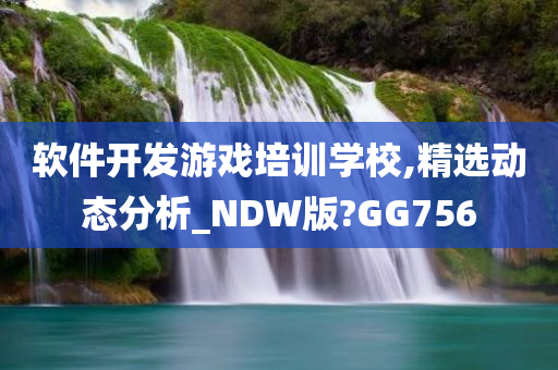 软件开发游戏培训学校,精选动态分析_NDW版?GG756