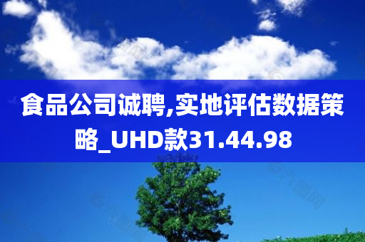 食品公司诚聘,实地评估数据策略_UHD款31.44.98