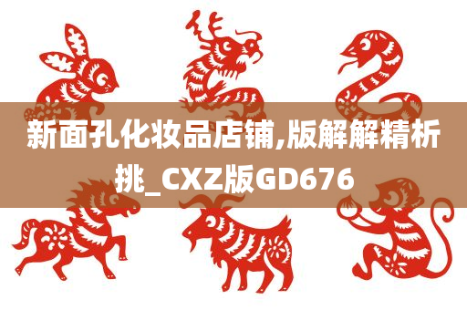 新面孔化妆品店铺,版解解精析挑_CXZ版GD676