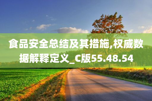 食品安全总结及其措施,权威数据解释定义_C版55.48.54