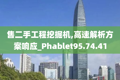 售二手工程挖掘机,高速解析方案响应_Phablet95.74.41