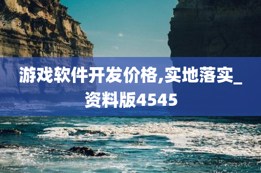 游戏软件开发价格,实地落实_资料版4545