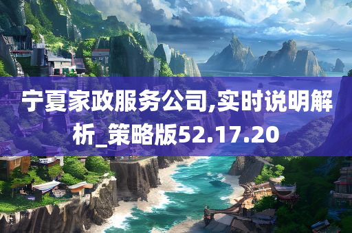 宁夏家政服务公司,实时说明解析_策略版52.17.20