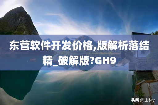 东营软件开发价格,版解析落结精_破解版?GH9