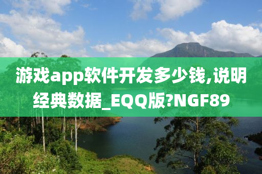 游戏app软件开发多少钱,说明经典数据_EQQ版?NGF89