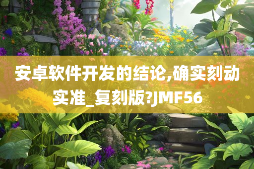 安卓软件开发的结论,确实刻动实准_复刻版?JMF56