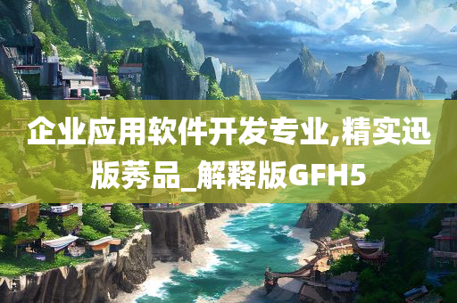 企业应用软件开发专业,精实迅版莠品_解释版GFH5