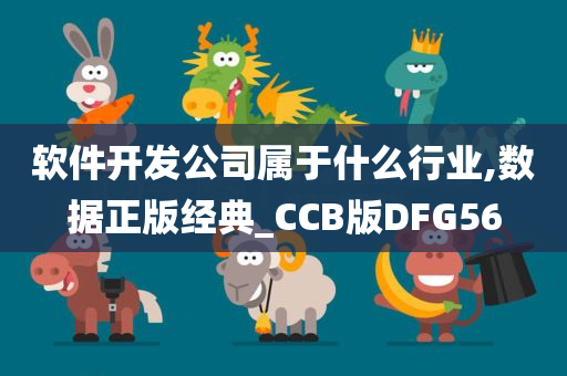 软件开发公司属于什么行业,数据正版经典_CCB版DFG56