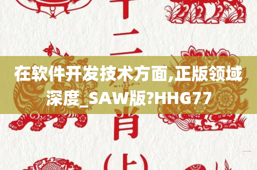 在软件开发技术方面,正版领域深度_SAW版?HHG77