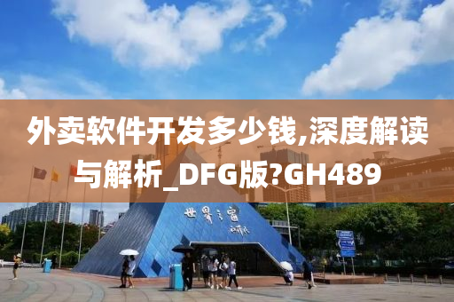 外卖软件开发多少钱,深度解读与解析_DFG版?GH489