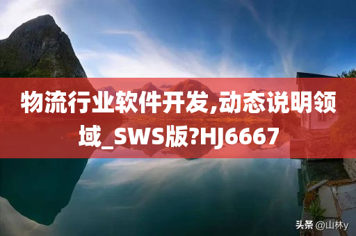 物流行业软件开发,动态说明领域_SWS版?HJ6667