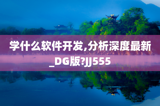 学什么软件开发,分析深度最新_DG版?JJ555