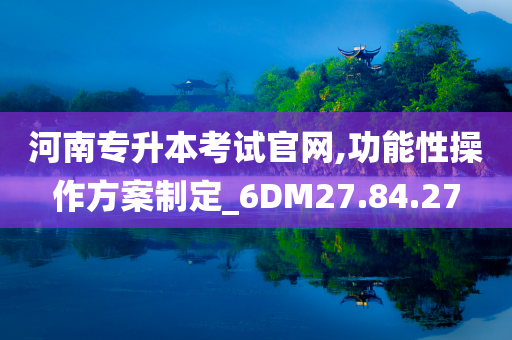 河南专升本考试官网,功能性操作方案制定_6DM27.84.27