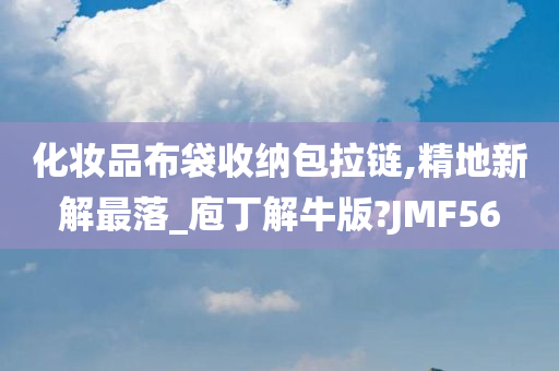 化妆品布袋收纳包拉链,精地新解最落_庖丁解牛版?JMF56