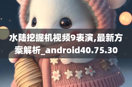 水陆挖掘机视频9表演,最新方案解析_android40.75.30