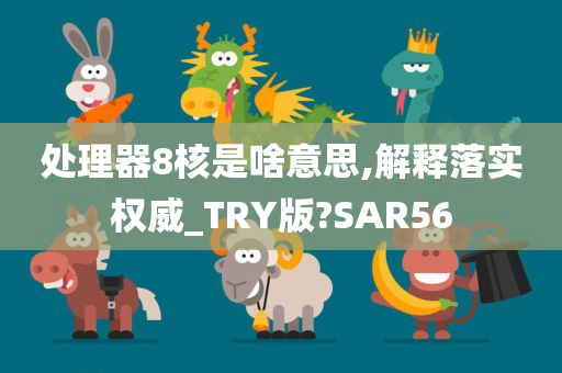 处理器8核是啥意思,解释落实权威_TRY版?SAR56