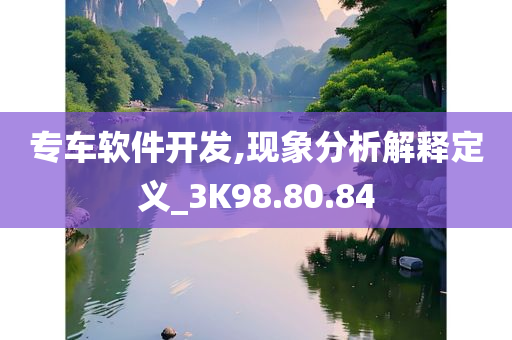 专车软件开发,现象分析解释定义_3K98.80.84