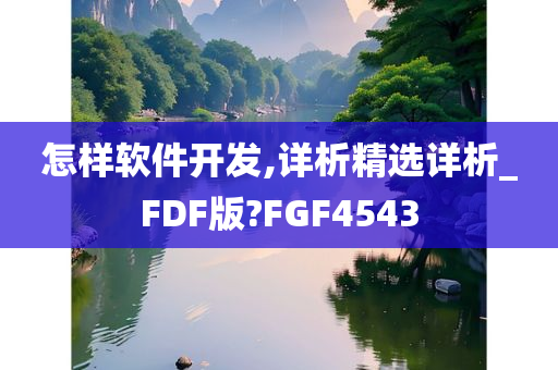 怎样软件开发,详析精选详析_FDF版?FGF4543