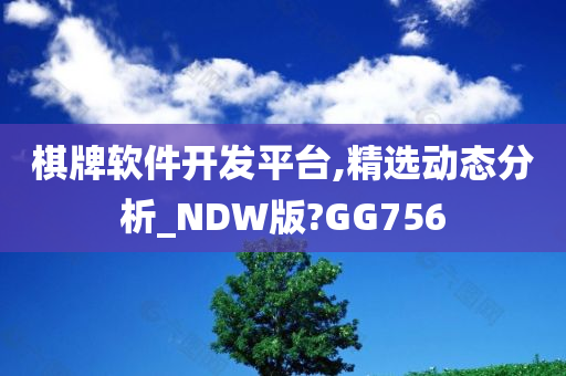 棋牌软件开发平台,精选动态分析_NDW版?GG756