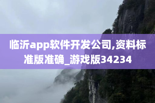 临沂app软件开发公司,资料标准版准确_游戏版34234