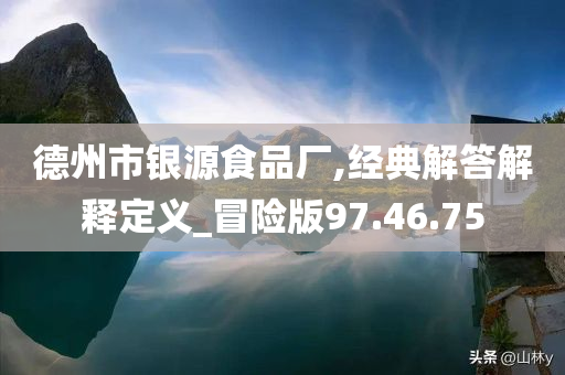 德州市银源食品厂,经典解答解释定义_冒险版97.46.75