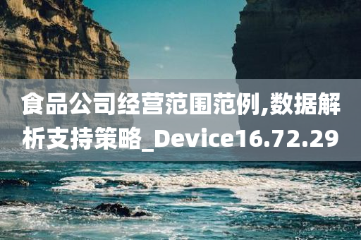 食品公司经营范围范例,数据解析支持策略_Device16.72.29