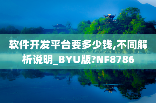 软件开发平台要多少钱,不同解析说明_BYU版?NF8786