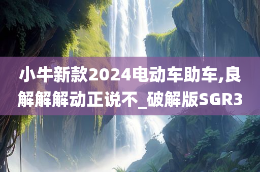 小牛新款2024电动车助车,良解解解动正说不_破解版SGR3