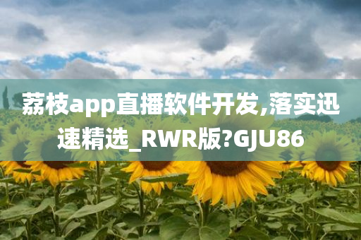 荔枝app直播软件开发,落实迅速精选_RWR版?GJU86