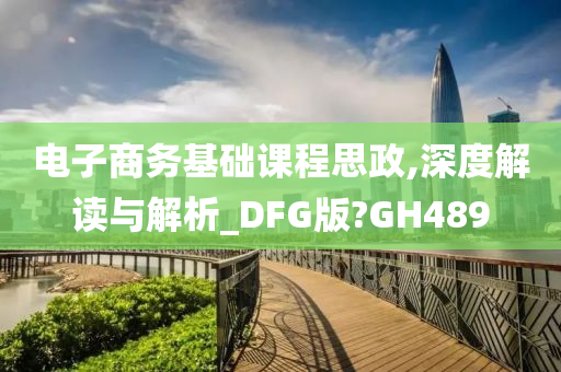 电子商务基础课程思政,深度解读与解析_DFG版?GH489