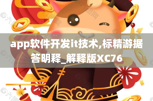 app软件开发it技术,标精游据答明释_解释版XC76