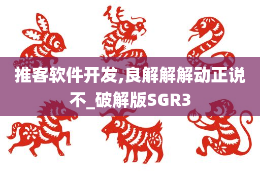 推客软件开发,良解解解动正说不_破解版SGR3