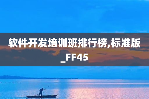 软件开发培训班排行榜,标准版_FF45