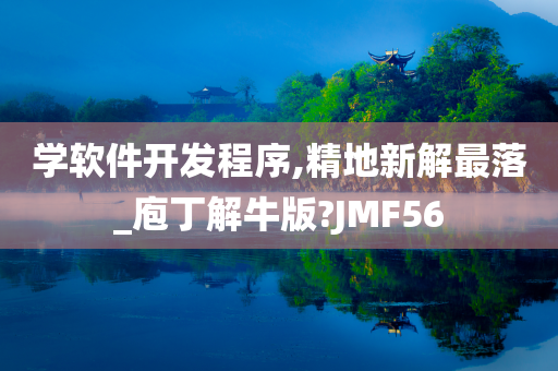 学软件开发程序,精地新解最落_庖丁解牛版?JMF56