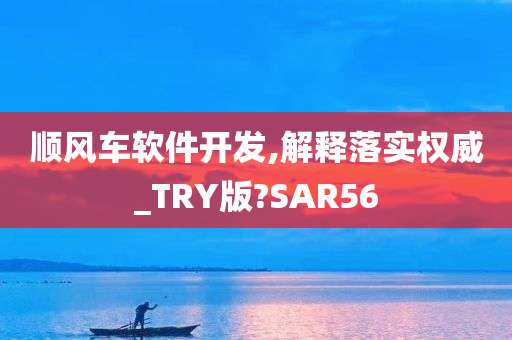 顺风车软件开发,解释落实权威_TRY版?SAR56