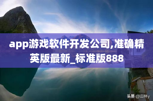 app游戏软件开发公司,准确精英版最新_标准版888