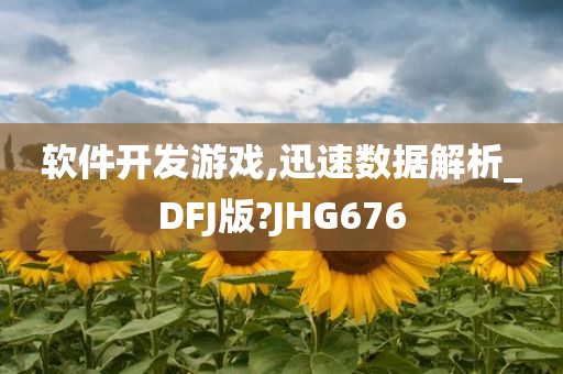 软件开发游戏,迅速数据解析_DFJ版?JHG676