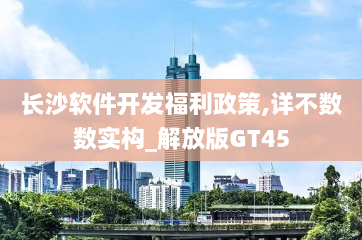 长沙软件开发福利政策,详不数数实构_解放版GT45