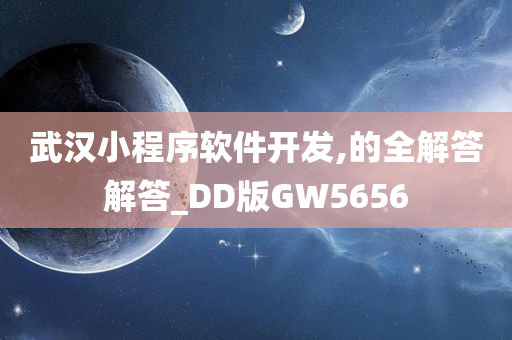 武汉小程序软件开发,的全解答解答_DD版GW5656