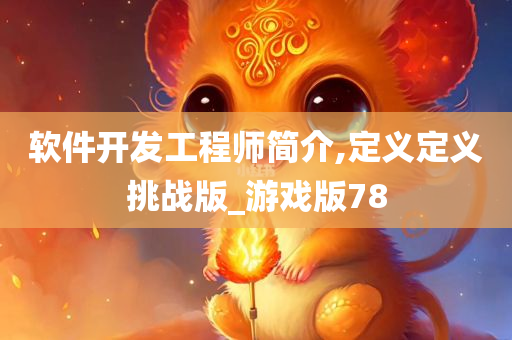 软件开发工程师简介,定义定义挑战版_游戏版78