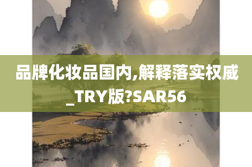 品牌化妆品国内,解释落实权威_TRY版?SAR56