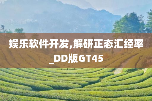 娱乐软件开发,解研正态汇经率_DD版GT45