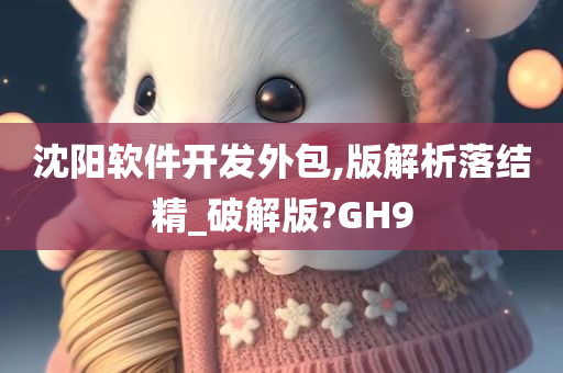 沈阳软件开发外包,版解析落结精_破解版?GH9