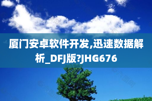 厦门安卓软件开发,迅速数据解析_DFJ版?JHG676