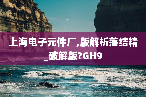 上海电子元件厂,版解析落结精_破解版?GH9