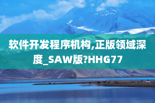 软件开发程序机构,正版领域深度_SAW版?HHG77