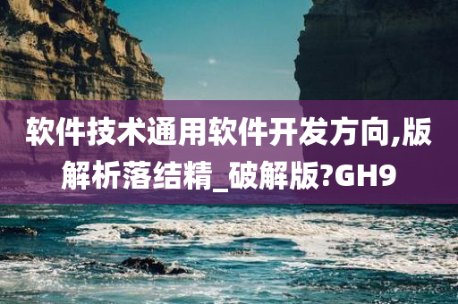 软件技术通用软件开发方向,版解析落结精_破解版?GH9