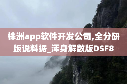 株洲app软件开发公司,全分研版说料据_浑身解数版DSF8